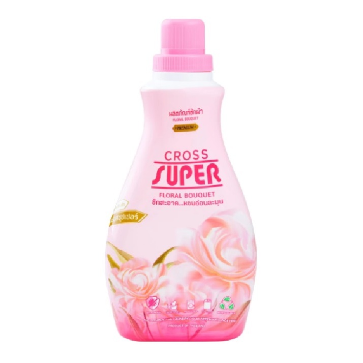 CROSS SUPER ผลิตภัณฑ์ซักผ้า กลิ่นฟลอรัลบูเก้