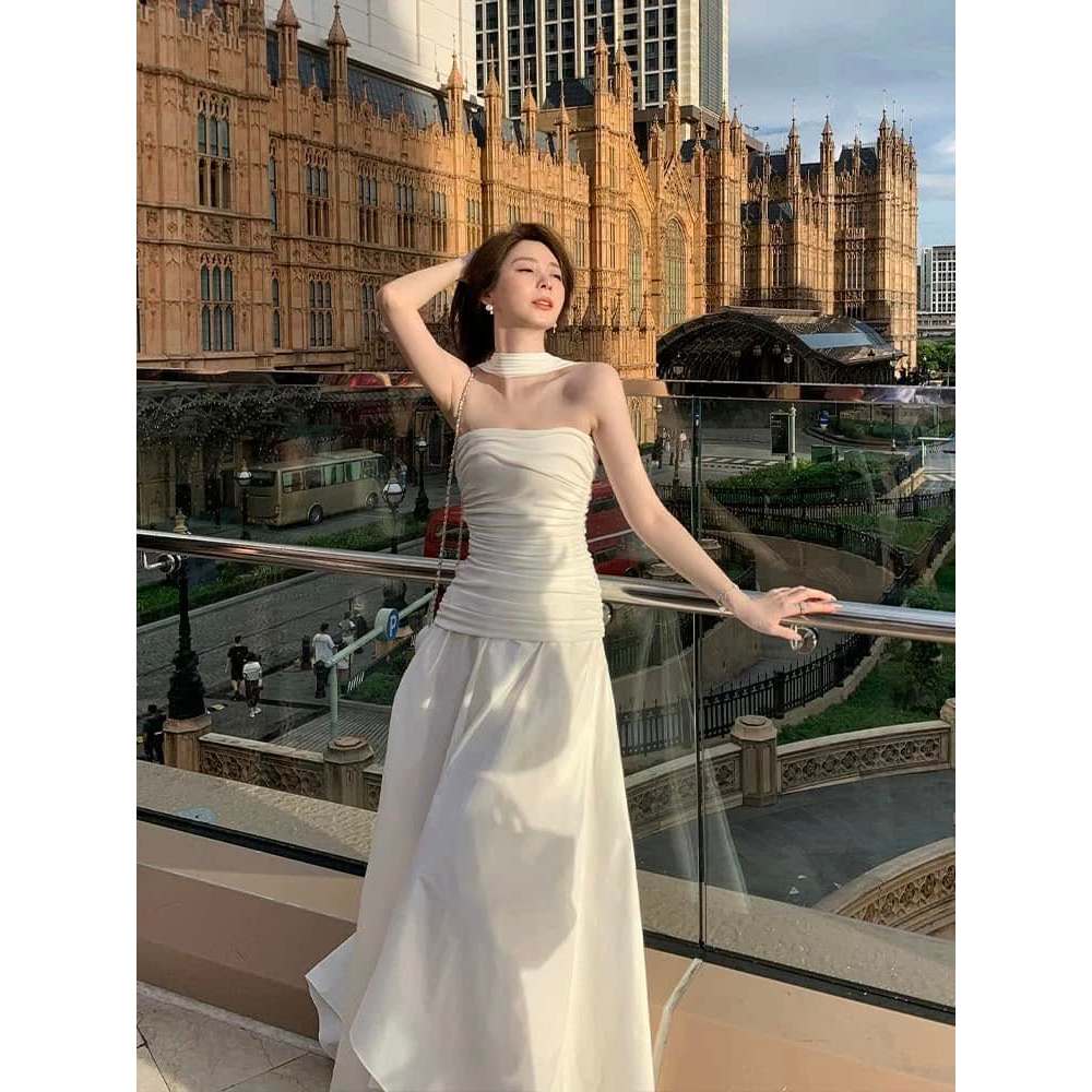 Mogwany พรี Tiffany Dress เดรสยาวทรงสวย ผ้าพริ้วสวยมาก ใส่เที่ยว,ออกงาน สวยมากๆค่า เก็บโค้ดหน้ากิจกรรม