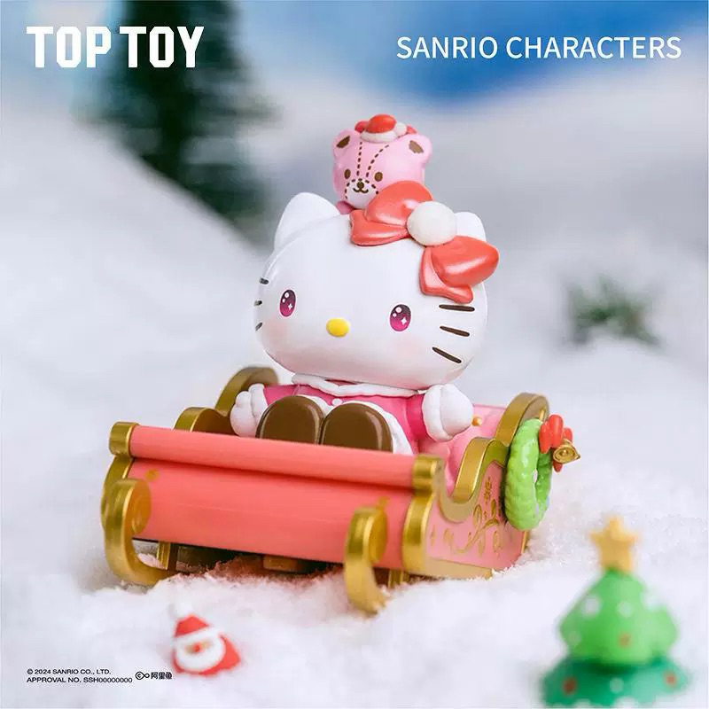 ( กดในไลฟ์ลด30% ) แบบสุ่ม Sanrio Character winter Sledding team