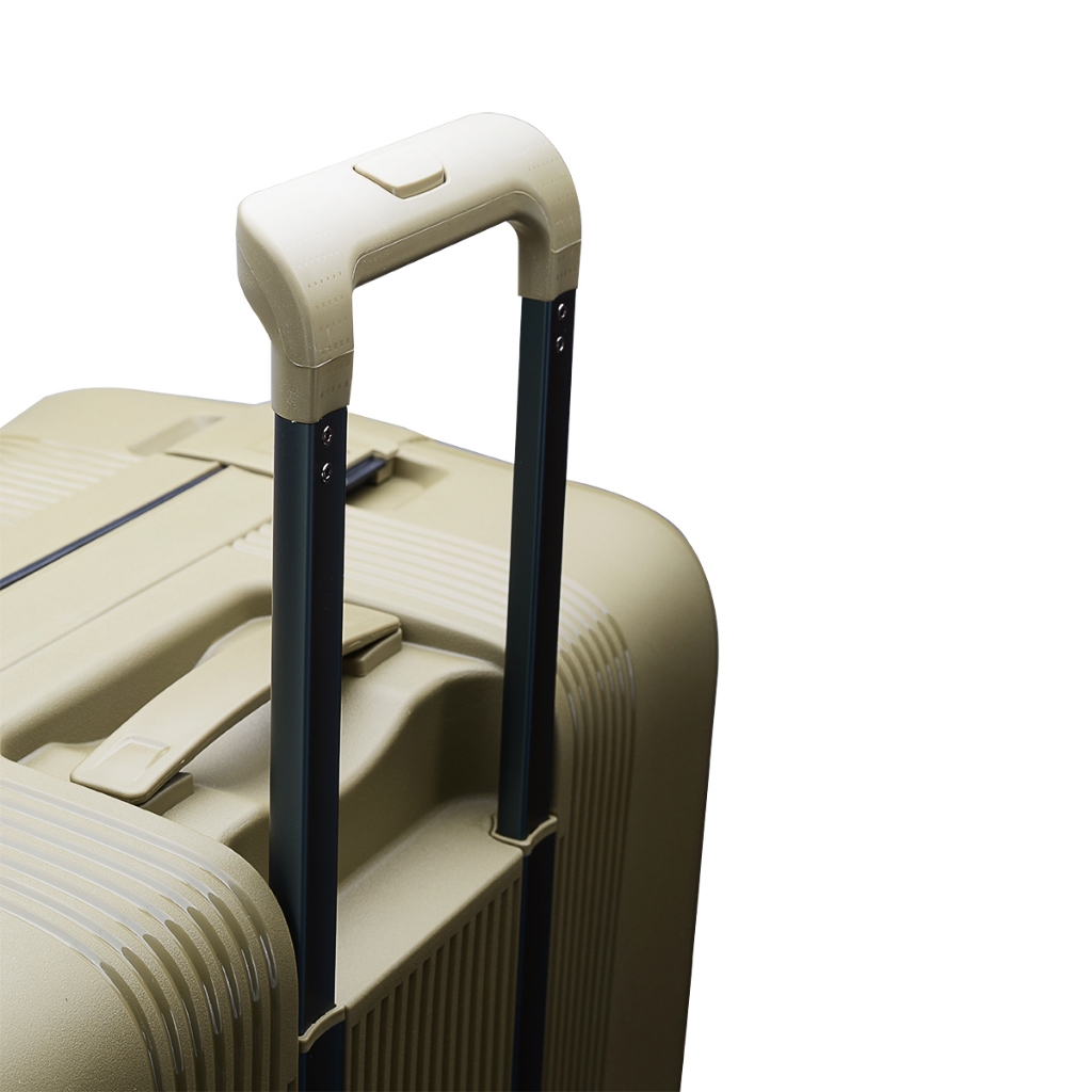 CAGGIONI กระเป๋าเดินทางล้อลาก แบบโครง รุ่นมาโคร  รุ่น Macro (C22011) วัสดุ PP ล็อก 3 จุด ล้อคู่ TSA [สีเขียว] - รูปที่ 5