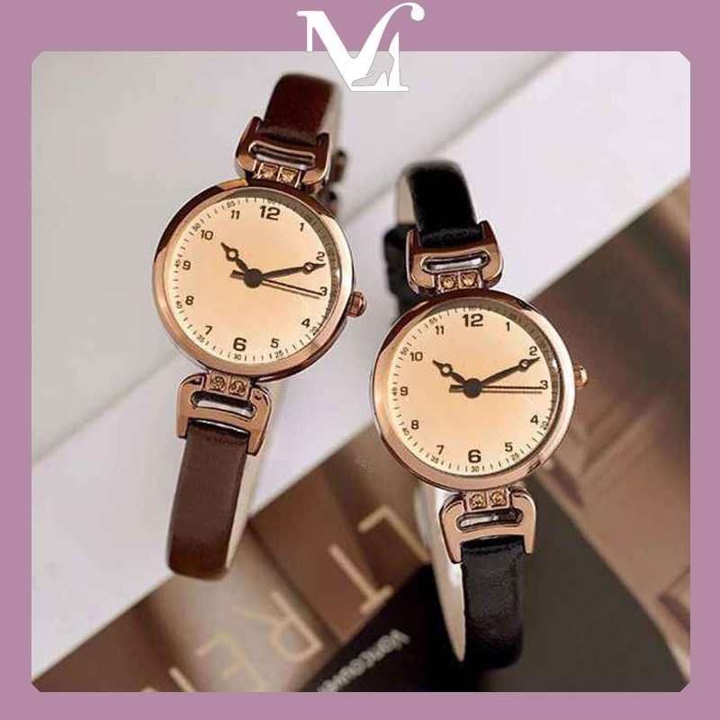 นาฬิกาแฟชั่น MOYENNE แฟชั่นอินเทรนด์ หรูหราระดับไฮเอนด์และเบา คุณภาพสูง สไตล์เรียบง่าย มีหลายสีให้เลือก