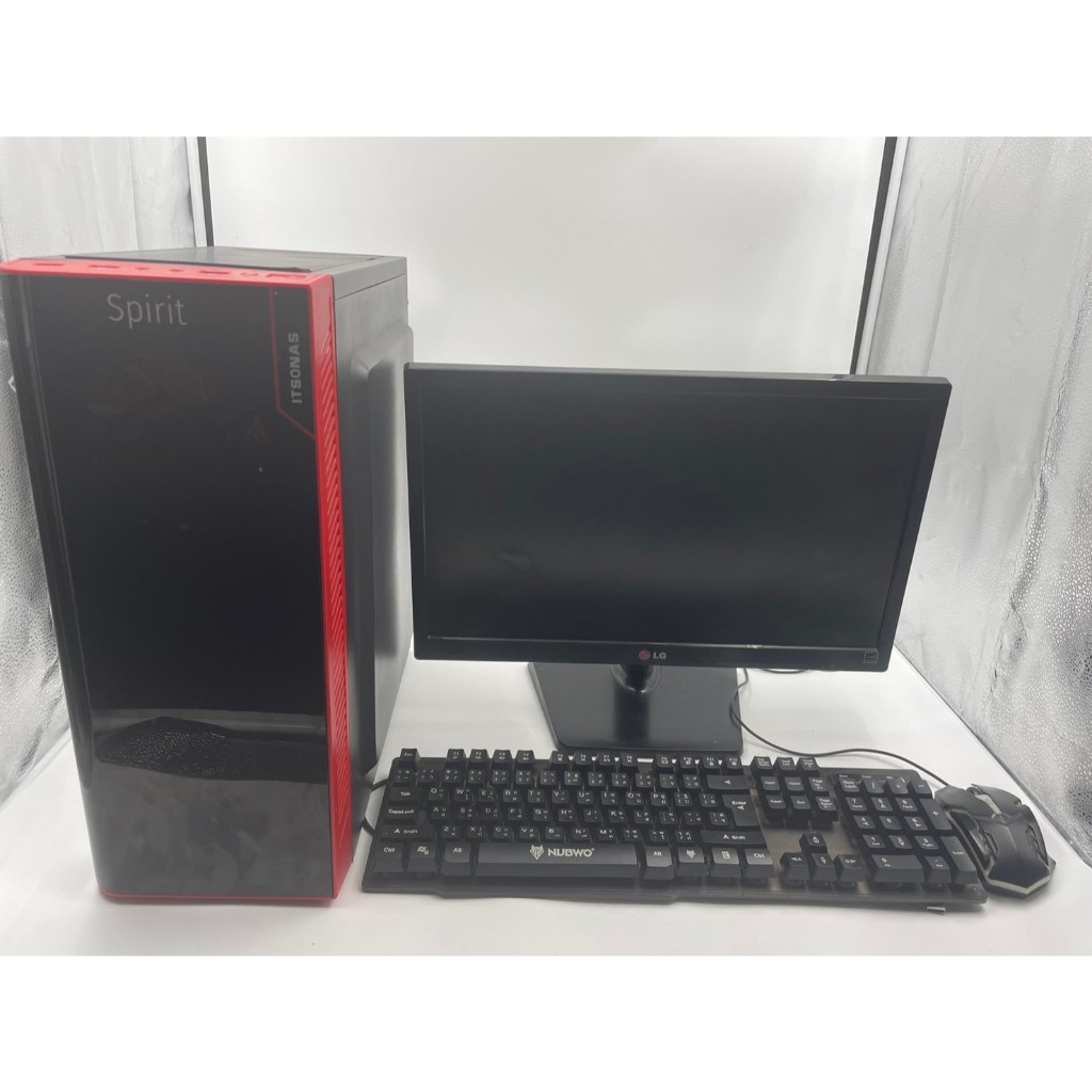 คอมพิวเตอร์ตั้งโต๊ะ คอมPC Core i3-2120 พร้อมจอมอนิเตอร์ LG 19 นิ้ว