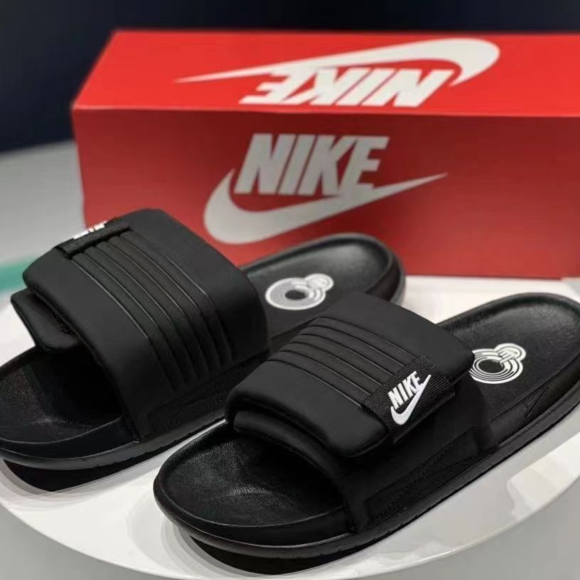 【Nike 】เทรนด์แฟชั่นผู้ชายและผู้หญิงที่มีรองเท้าแตะ Nike วรรคเดียวกัน 36-45