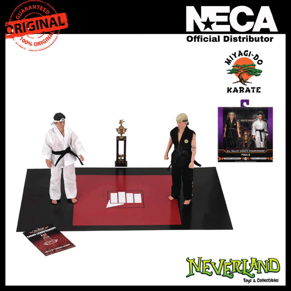(NECA) Karate Kid (1984) - 8" Clothed Action Figure - Tournament 2 Pack