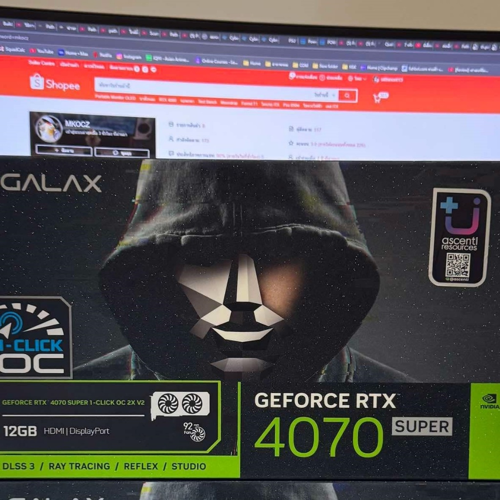 [NEW] RTX 4070 SUPER 12G GDDR6X มือ1 [MKOCZ]
