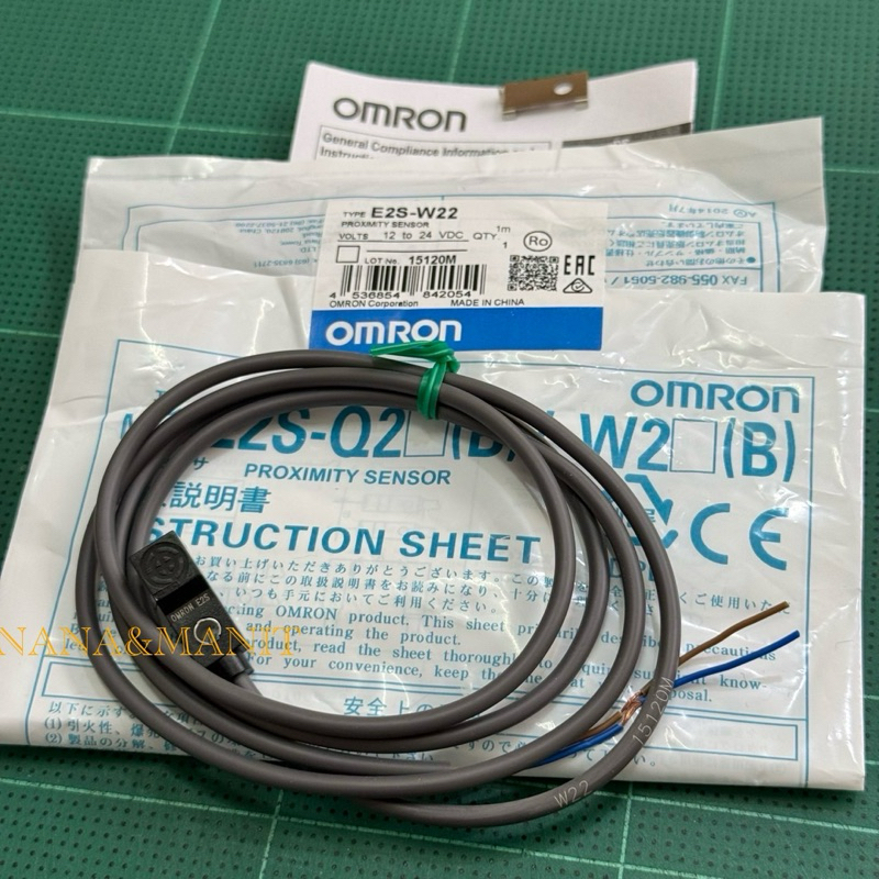 E2S-W22 Proximity Sensor ตัวสี่เหลี่ยม จับด้านบน ระยะจับ 2.5MM ชนิด NC พร้อมส่ง🇹🇭