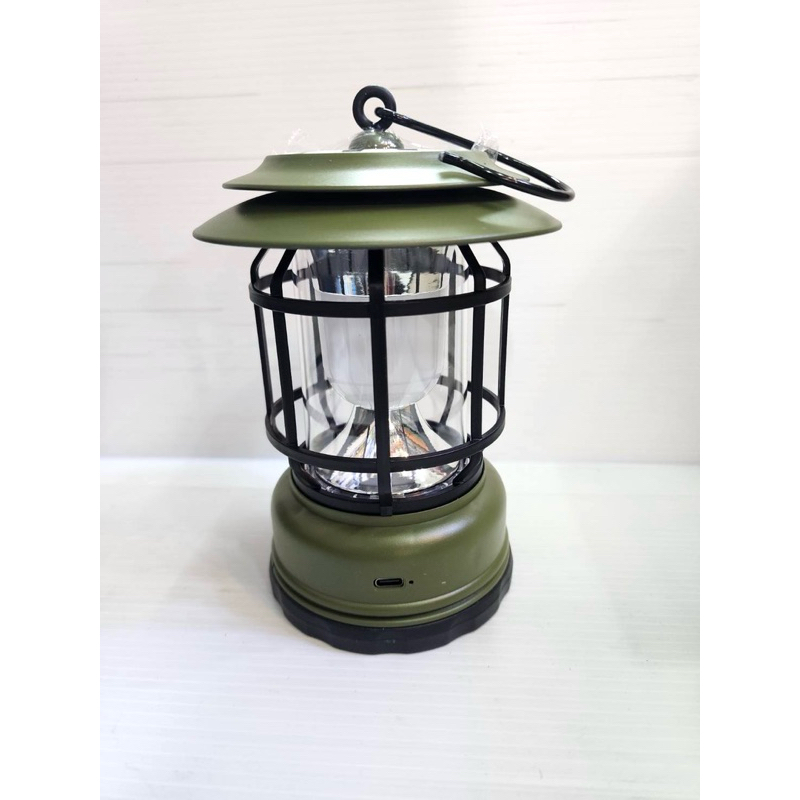 ตะเกียงโซล่าเซลล์ Camping Lamp LED พร้อมถ่านชาร์จและสายชาร์จUSB 5w F-947