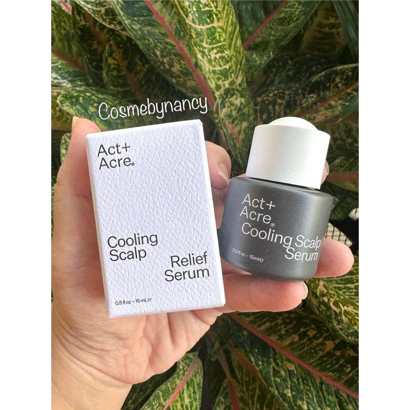 💥พร้อมส่ง💥 Act+Acre Microbiome Cooling Scalp Serum for Dry Itchy Scalp + Loose Flakes 15ml แท้100%