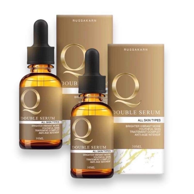 ((1 แถม 1) สูตรตำนาน เซรั่มคิว เซรั่มQ Double Serum เซรั่มสลายฝ้า หน้าเด็ก ผลิตภัณฑ์บำรุงผิวหน้า