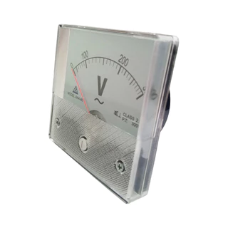 AAA โวลท์มิเตอร์ 300VAC 500VAC ขนาด 80x80 mm. ต่อตรง ใช้วัดแรงดันไฟฟ้ากระแสสลับ(AC)