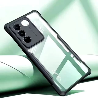 เคสกันรอยกล้อง PC+TPU สำหรับVivo V27 Pro V29E Y100 กันกระแทก เคสหลังใส