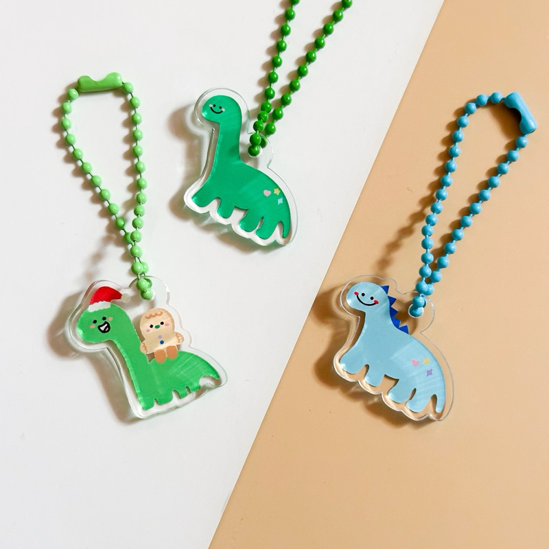 🦕 พวงกุญแจ ⌗ Dino Friend 🦖 size 3 cm. (อะคริลิค)