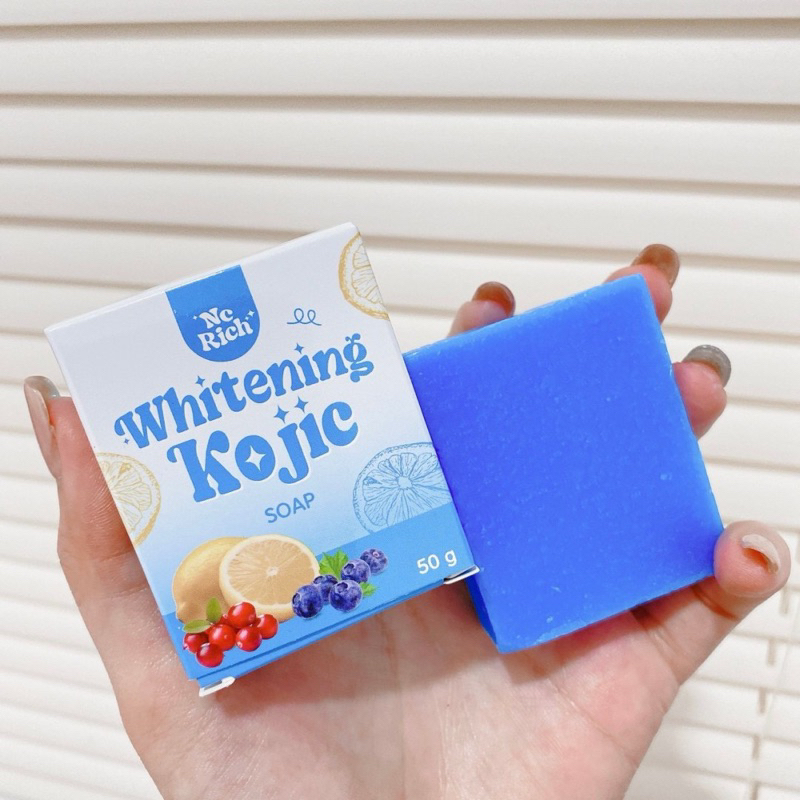 [แท้/จากแบรนด์ + ลด 50% ในไลฟ์ ] สบู่kojic สบู่โดสฟ้าสูตรใหม่ ขาวไว ผิวใส ผลัดขี้ไคล เปิดผิวใส ผิวขาวเนียนใส