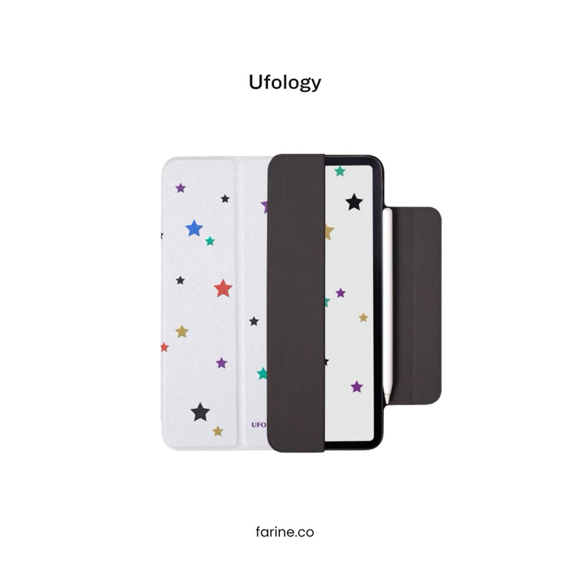 (PRE-ORDER) Ufology iPad Case — colorful stars เคสไอแพดหมุนได้ iPad Pro M2 2024 / iPad Air6