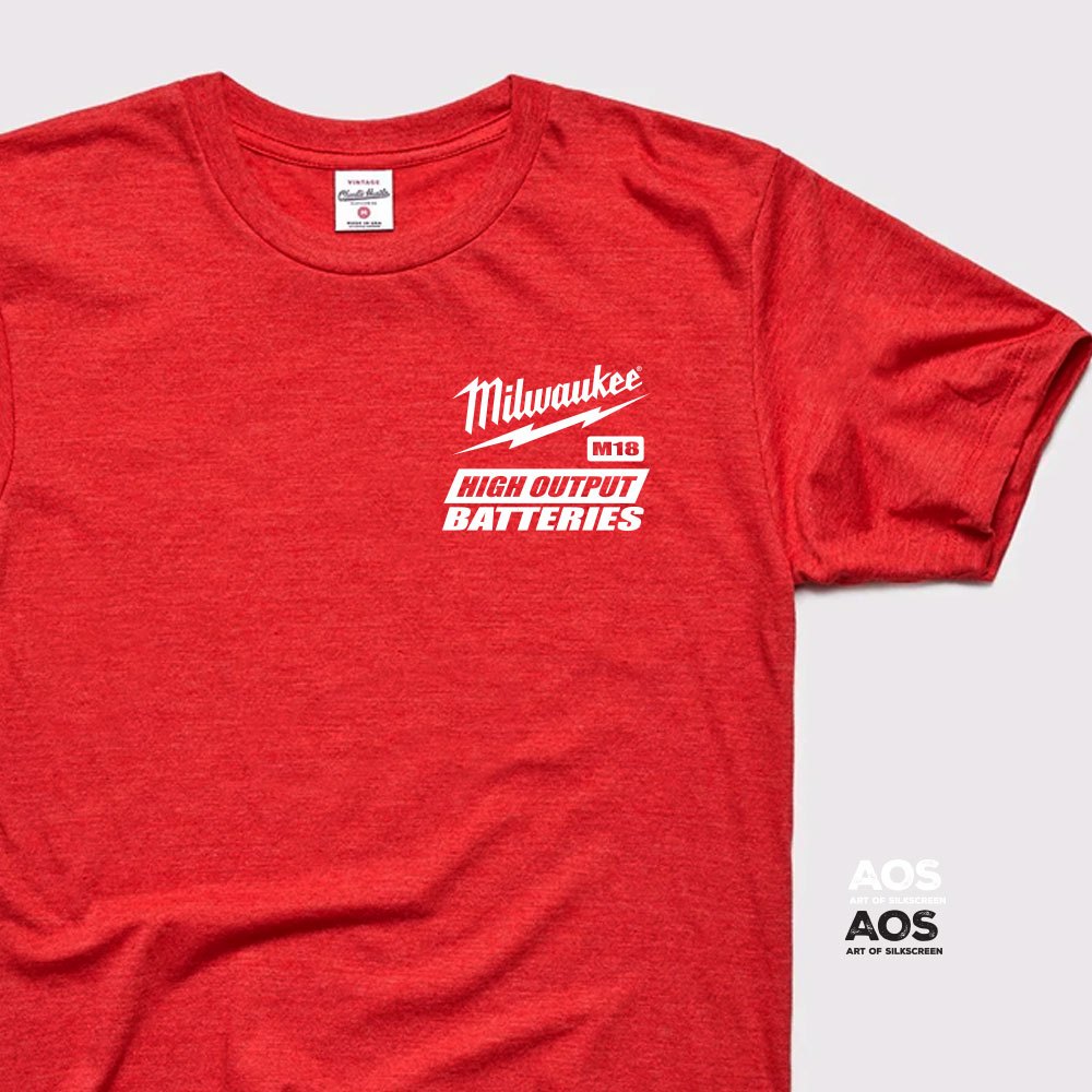 เสื้อยืด คอกลม MILLWAUKEE TOOL 007 เครื่องมือช่าง ผ้า COTTON 100% SIZE M -3XL