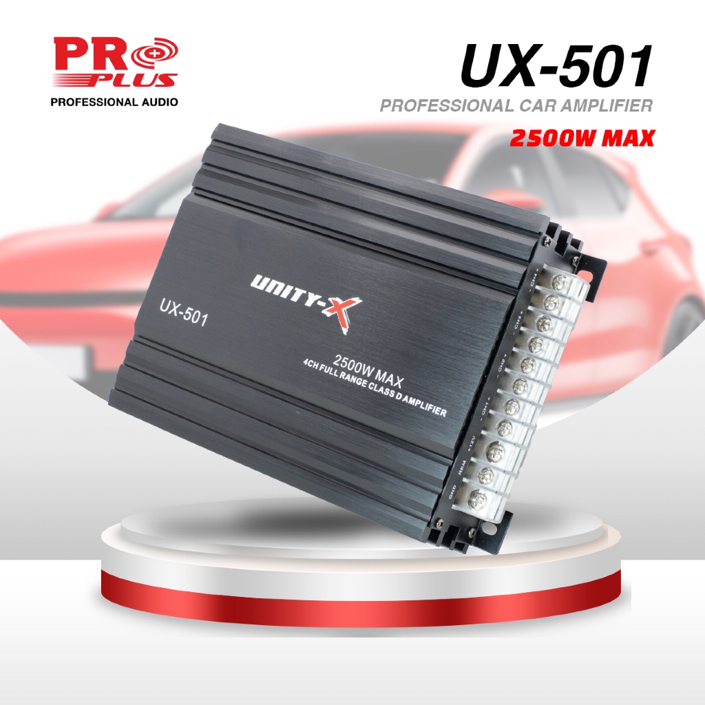 เพาเวอร์แอมป์ FULL RANGE คลาส D 2500W UNITY-X UX-501