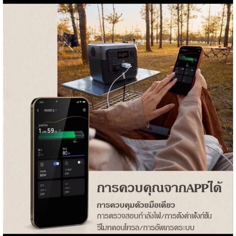 ECOFLOW River 2 (PRO) / River2 Max / River2 Portable Power Station แบตเตอรี่สำรอง