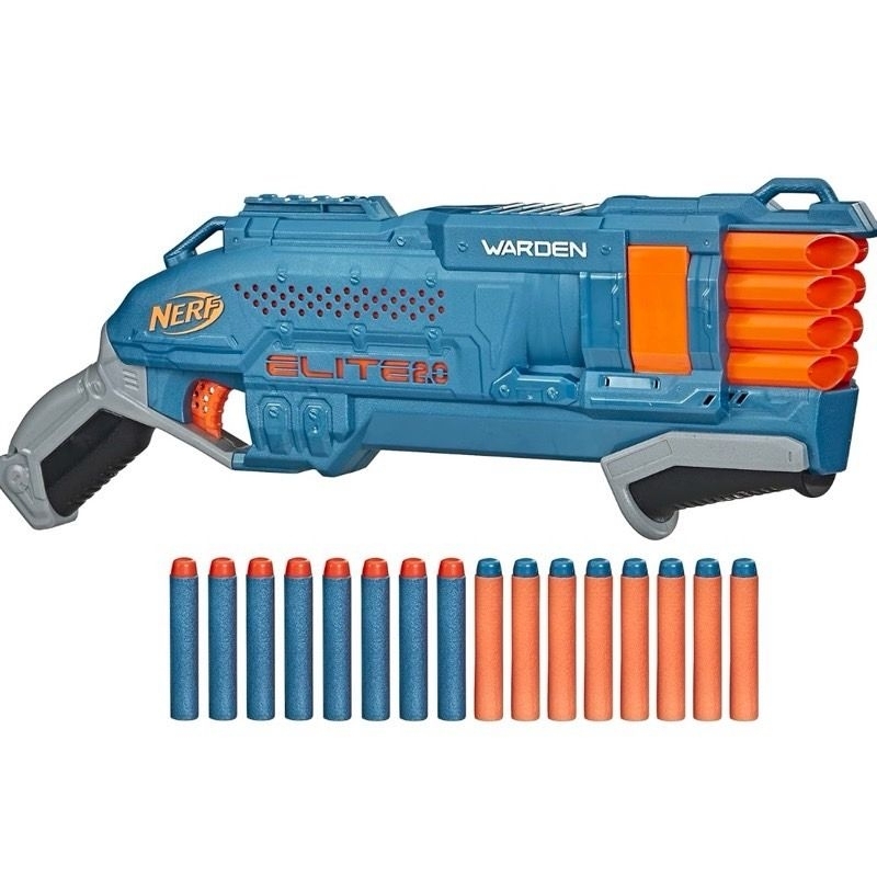 [New] HASBRO Nerf Elite 2.0 Warden DBt-8 Blaster Gun