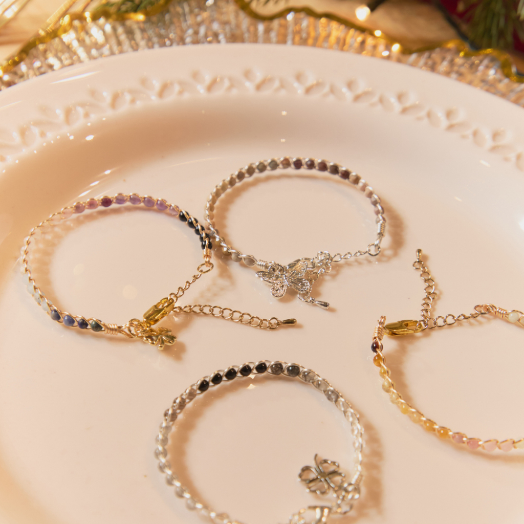 Circle Lucky Bracelets กำไลข้อมือหินนำโชค หินมงคล DIY - รูปที่ 6