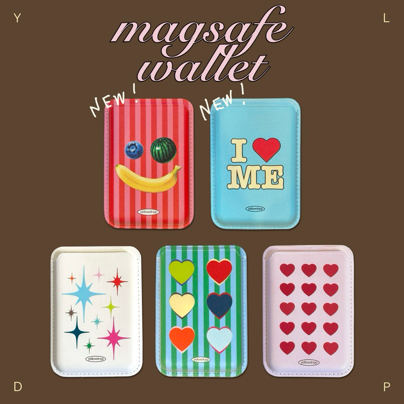 พร้อมส่ง magsafe wallet ซองใส่บัตรแปะหลังเคส
