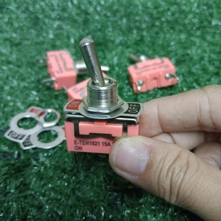 สวิทช์โยกเสาเดี่ยว on of /on of on/on on) ใช้ไฟได้ถึง 120V 6A สวิตซ์โยกขนาดเล็ก 1/4 นิ้ว