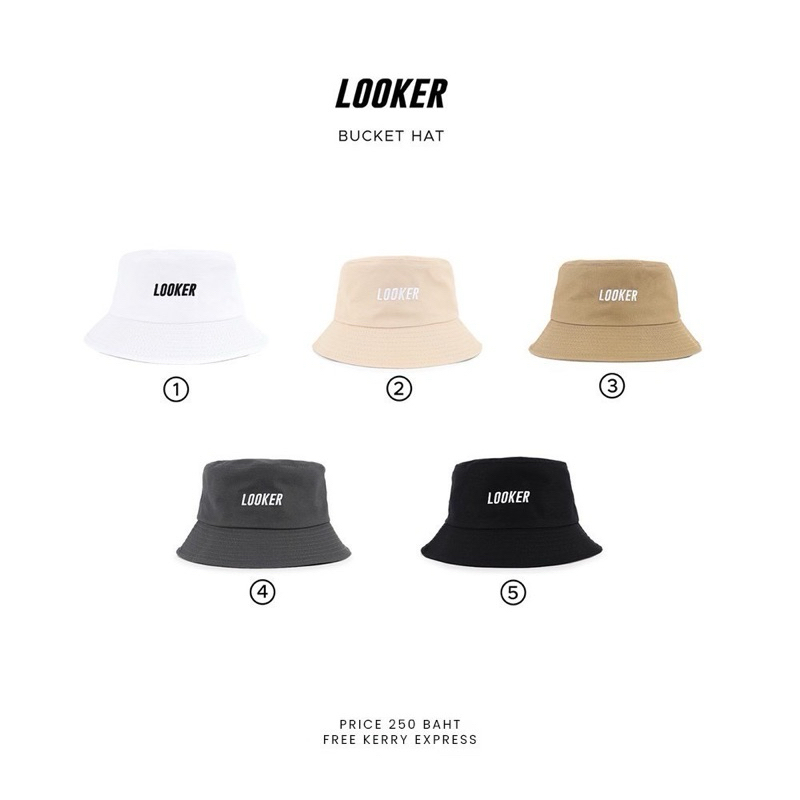 LOOKER  - BUCKET HAT หมวกบักเก็ตลุคเกอร์