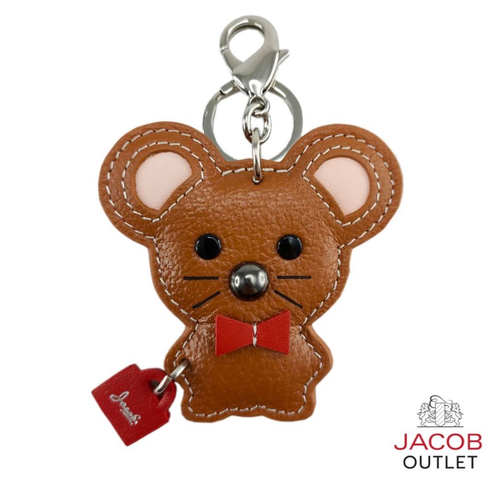 JACOB พวงกุญแจหนังรูปหนู - พวงกุญแจ - รุ่น W10082