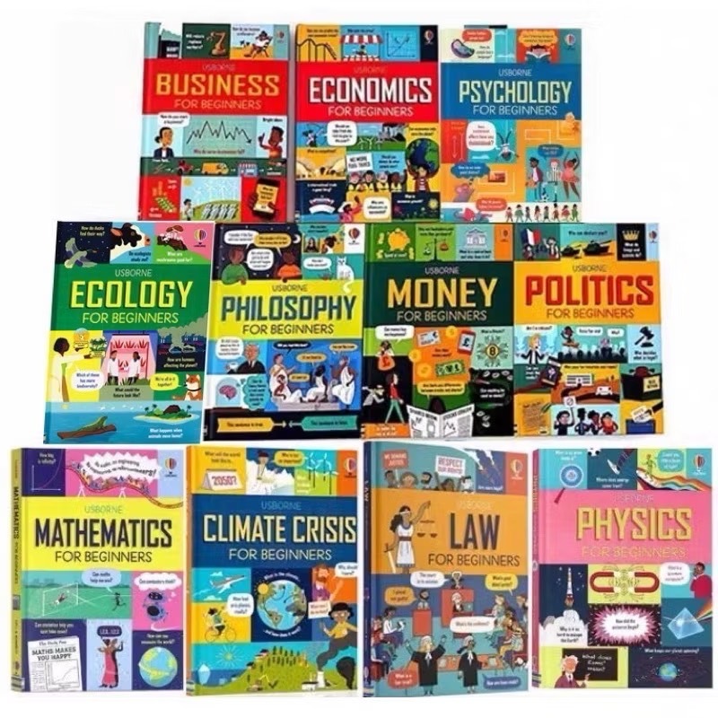 (พร้อมส่ง) ปกแข็ง Usborne for Beginners 1ชุดมี 11 เล่ม หนังสือภาษาอังกฤษให้ความรู้ในด้านต่างๆ