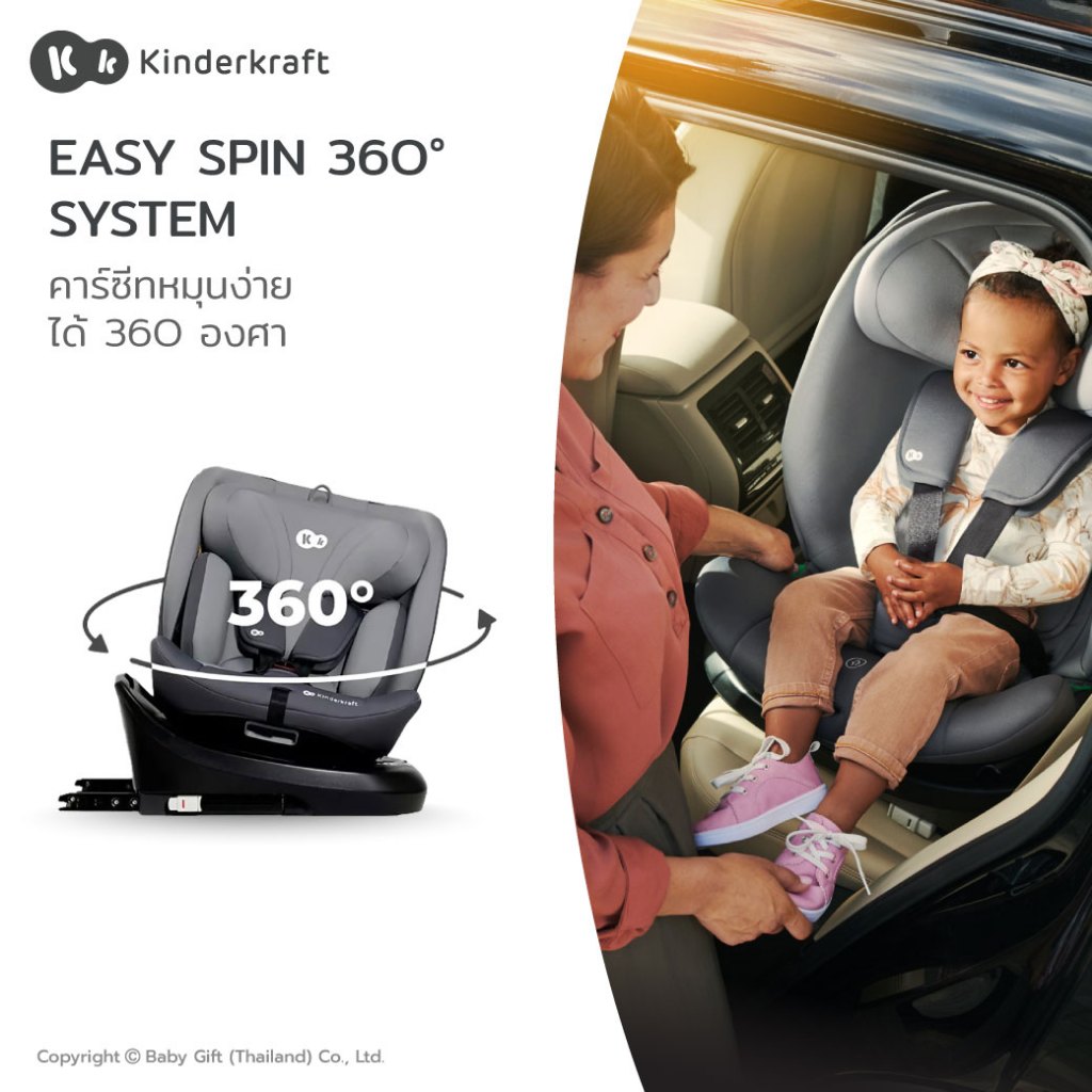 คาร์ซีทแรกเกิด KINDERKRAFT รุ่น I-GROW - รูปที่ 5