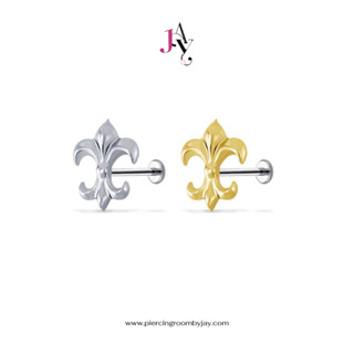 Piercingroom by Jay จิว/ต่างหูแป้นแบน สำหรับผิวแพ้ง่าย FLEUR…