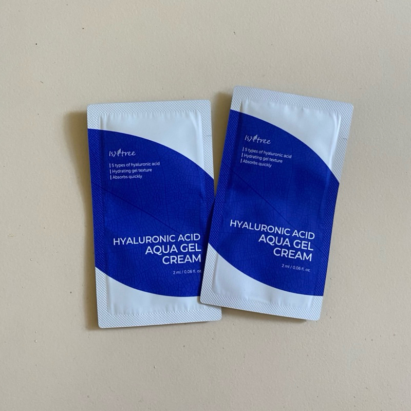 Isntree hyaluronic acid aqua gel cream tester