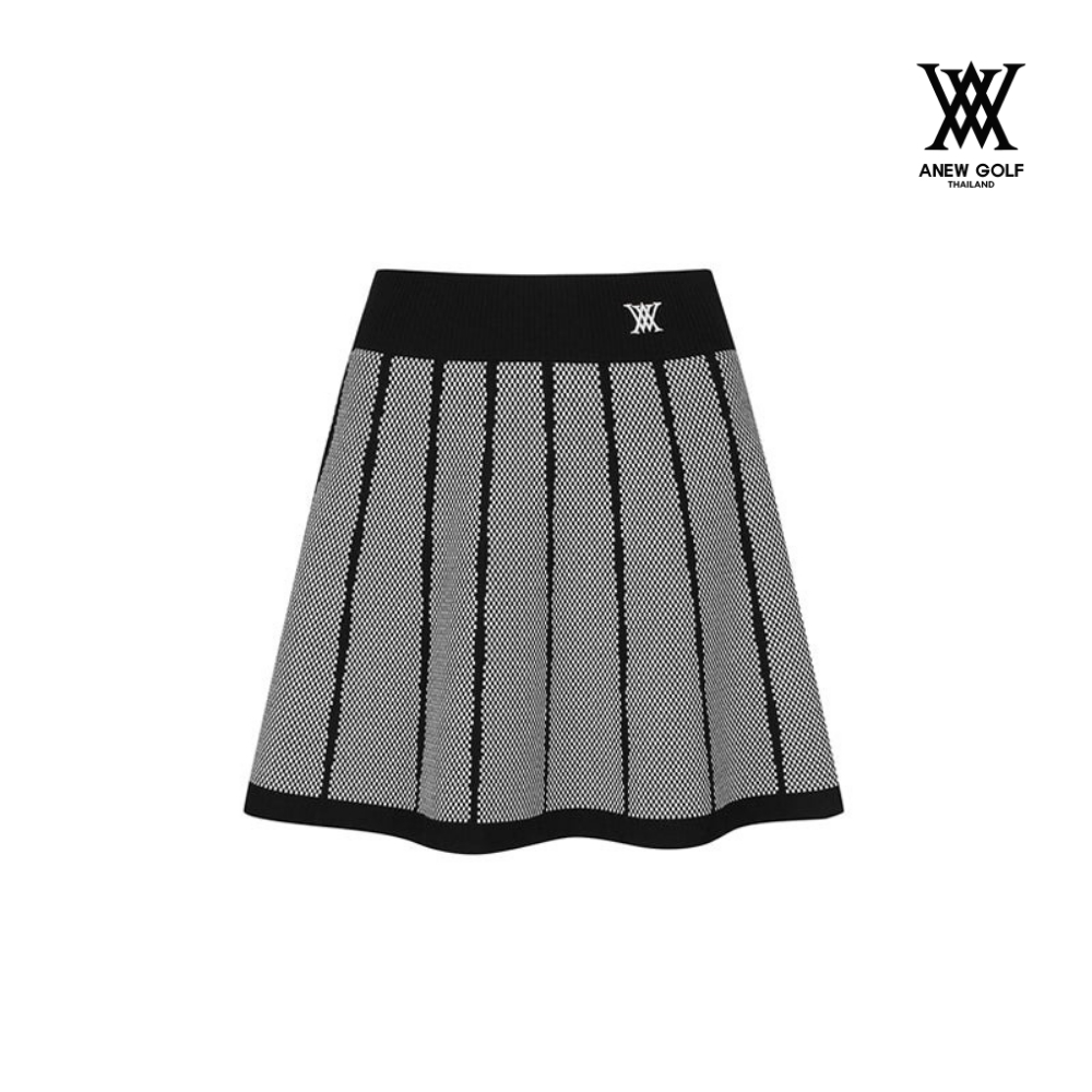 ANEW GOLF กระโปรงผู้หญิงลาย Pattern Knit