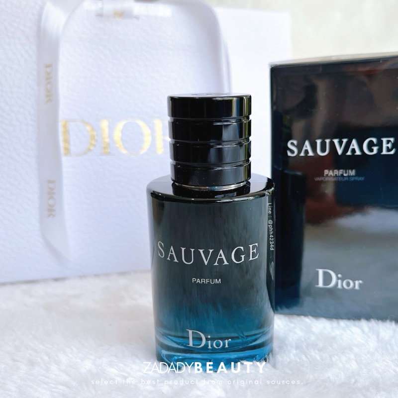 #ส่งต่อ 99.99% แท้ออกช้อป Dior Sauvage Parfum 60 ml น้ำหอมดิออร์ น้ำหอมผู้ชาย