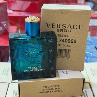 Versace Eros Pour Homme EDT 100 ml. เทสเตอร์ กล่องน้ำตาล