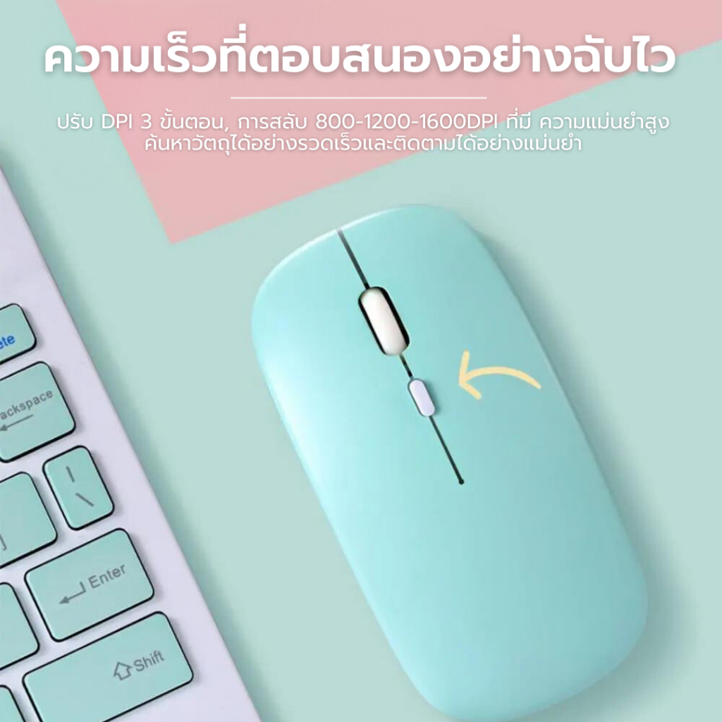 Bluetooth Keyboard คีย์บอร์ดภาษาไทย คีย์บอร์ด Bluetooth ไร้สาย สามารถใช้ได้กับโทรศัพท์มือถือและแท็บเล็ตเพื่อการพกพาที่สะ