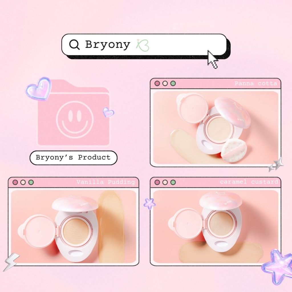 (โปร 1+1 ) Bryony Nifty-Cushy Mesh Cushion - ไบรโอนี่ นิฟตี้ คุชชี่ เมซ คุชชั่นผู้หญิง ผิวสวย