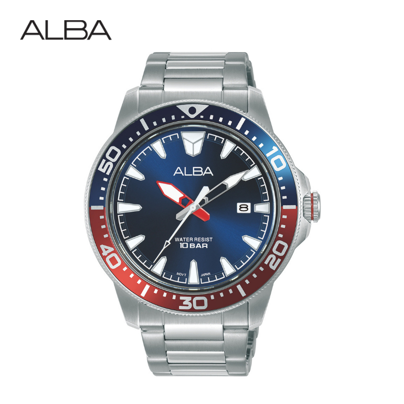 ALBA นาฬิกาข้อมือ Sportive Quartz รุ่น AS9T97X ขนาด 44 mm.