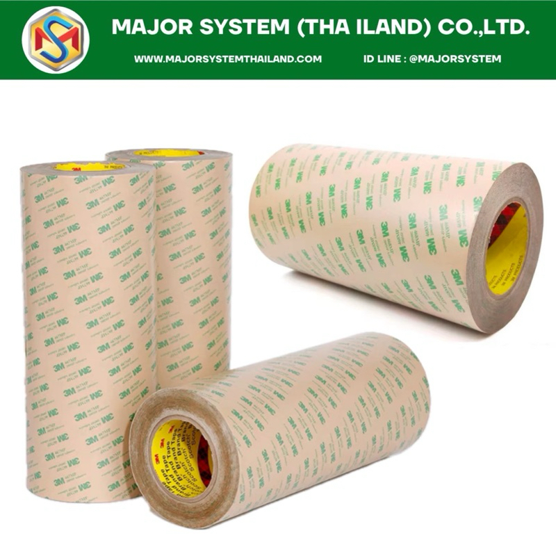 3M 467MP Adhesive Transfer Tape เทปเยื่อกาวสองหน้า เทปกาวสองหน้าแบบบาง
