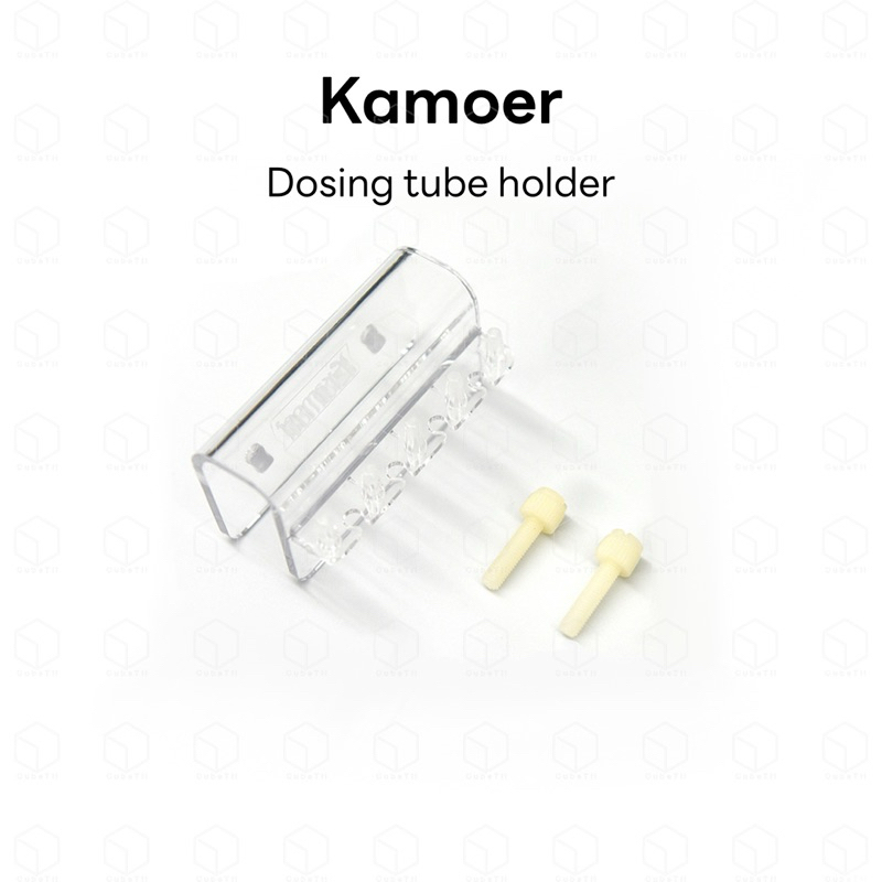 Kamoer dosing tube holder ตัวยึดสายโดสซิ่ง แบบแขวนกับขอบกระจก สำหรับจัดสายให้เรียบร้อย แข็งแรง ทนทาง ใช้งานง่าย