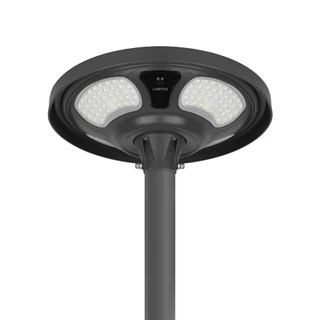 LAMPTAN โคมไฟถนนพลังงานแสงอาทิตย์ Solar Streetlight UFO BRILUX Gen1 แสงขาว พร้อมเซนเซอร์ความสว่างและความเคลื่อนไหว