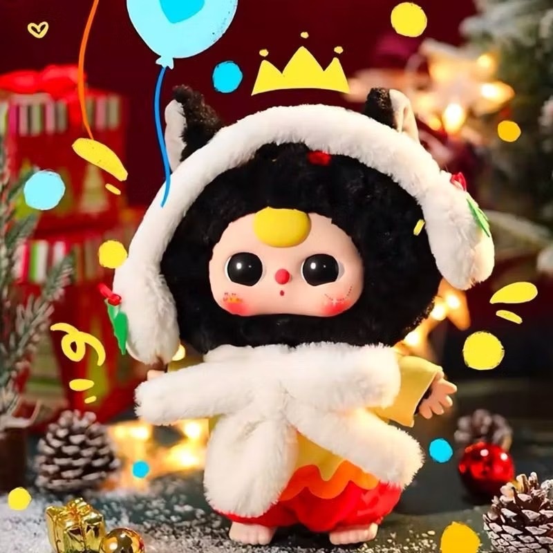 (จุ่มเดี่ยว)(📍พร้อมส่งในไทย) กล่องสุ่ม Baby Three Christmas 400%