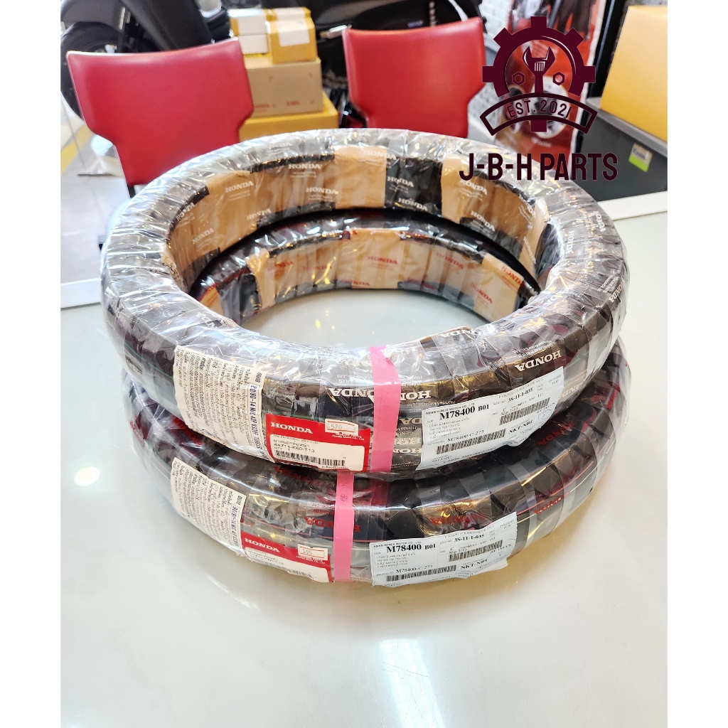 ยางนอก หน้า/หลัง ล้อแม็ก ขอบ 14" (K60) [แท้] Honda Click 160 , 125i (MAG) (รุ่นไม่ใช้ยางใน)