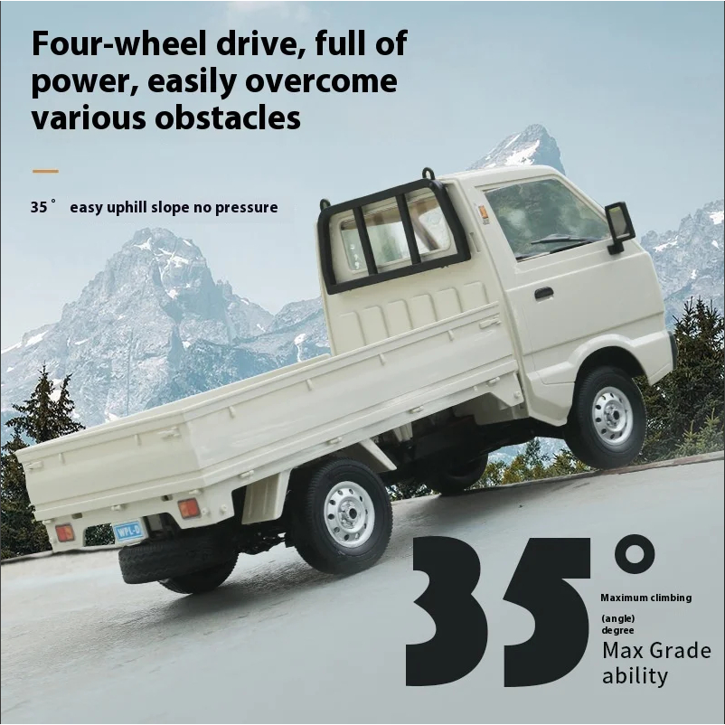 รถบังคับ RC Car 2024 1/10 280 Motor 4WD 2.4 GHz WPL D14