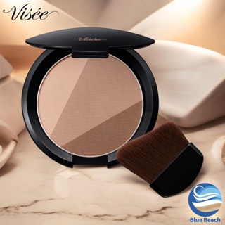 VISEE Shade Trick BR300 / เฉดดิ้งพาวเดอร์ 3 สี พร้อมแปรงคุณภ…
