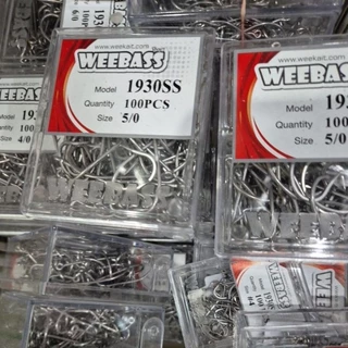 เบ็ดสเตนเลสก้านยาว Weebass รุ่น 1930Ss