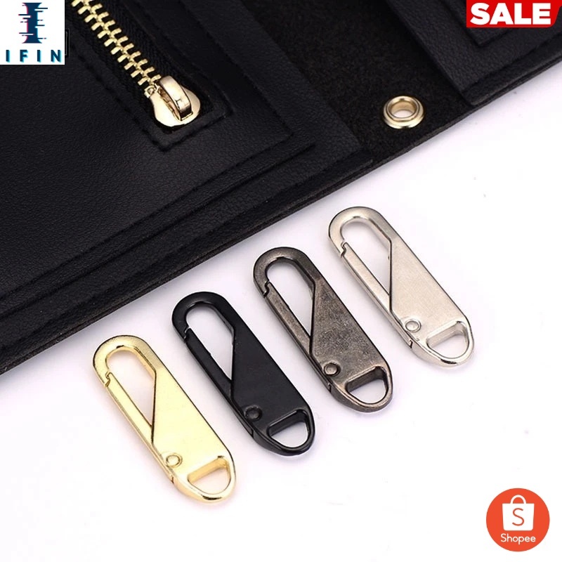IFIN ชุดหัวซิป ถอดได้ อเนกประสงค์ DIY สําหรับเย็บเสื้อแจ็กเก็ต กระเป๋าเดินทาง กระเป๋าเดินทาง No. 351