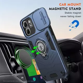 เคสกันกระแทก แม่เหล็กส ไลด์กล้อง ใช้สำหรับ iNfinix Smart9 Smart8 / iNfinix Hot50i Hot40i ขาตั้ง อินฟินิกซ์ Smart9