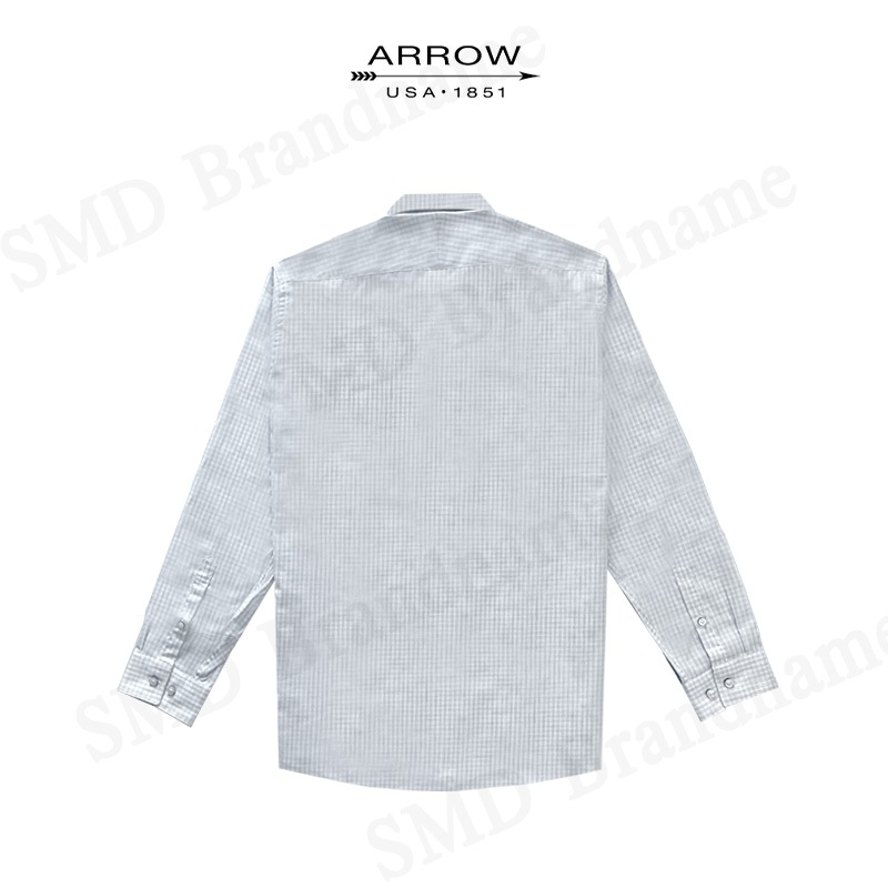 Arrow เสื้อเชิ้ตแขนยาวผู้ชาย รุ่น Cotton Long Sleeves Shirt Code: MACS210S4BSGY ราคา ถูกที่สุด ดีลบีเคเค แกลเลอรีภาพที่ 2