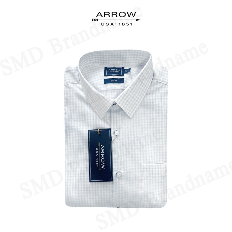 Arrow เสื้อเชิ้ตแขนยาวผู้ชาย รุ่น Cotton Long Sleeves Shirt Code: MACS210S4BSGY ราคา ถูกที่สุด ดีลบีเคเค แกลเลอรีภาพที่ 7