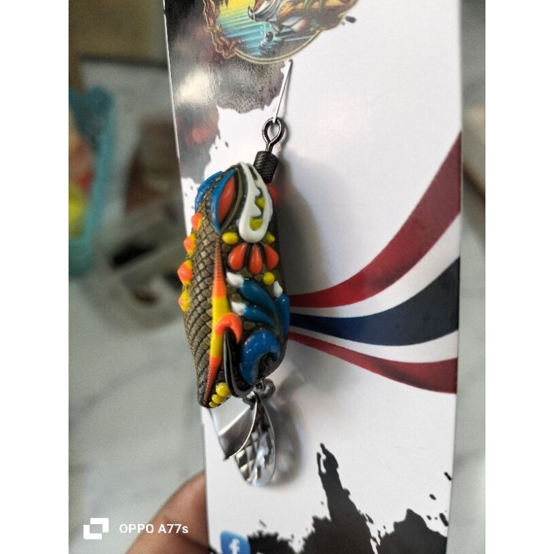 กบยาง คอปเปอร์3.9cmกันสวะได้ดีมากรุุ่นนี้ตัวเบ็ดเบอร์ 1 # - รูปที่ 2